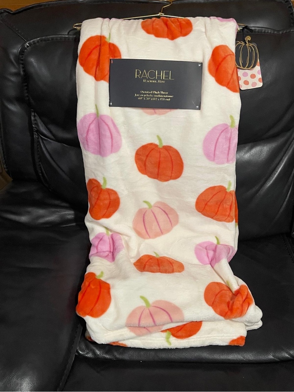 Fall Pumpkin Season Throw Rachel Rachel Roy Pumpkins Throw